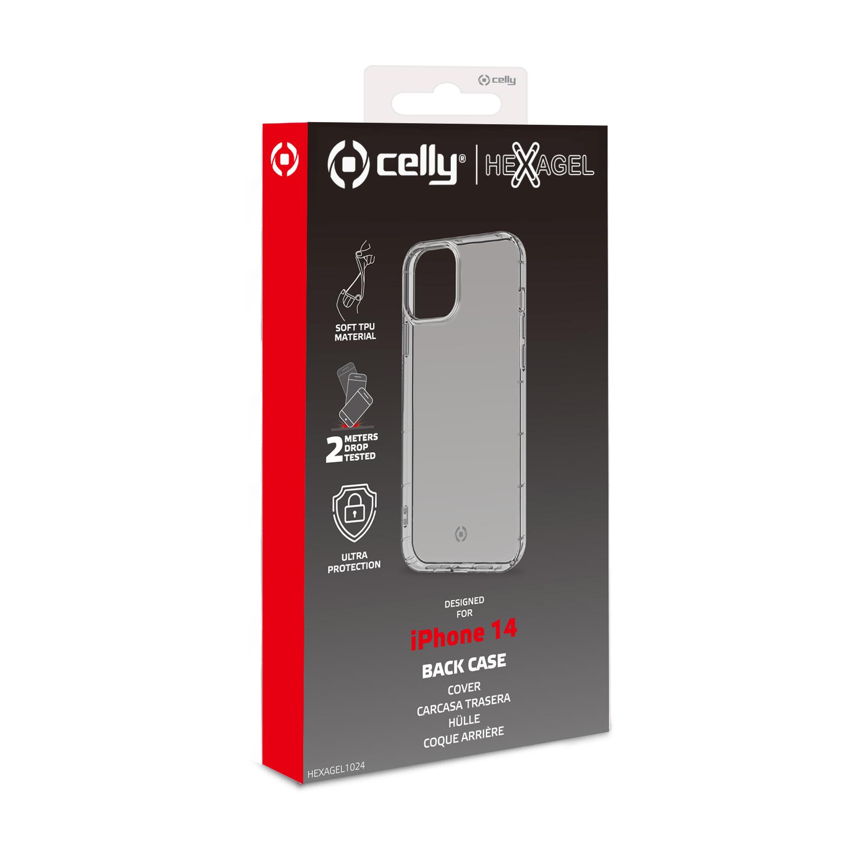 Celly HEXAGEL - Cover per cellulare - policarbonato, …