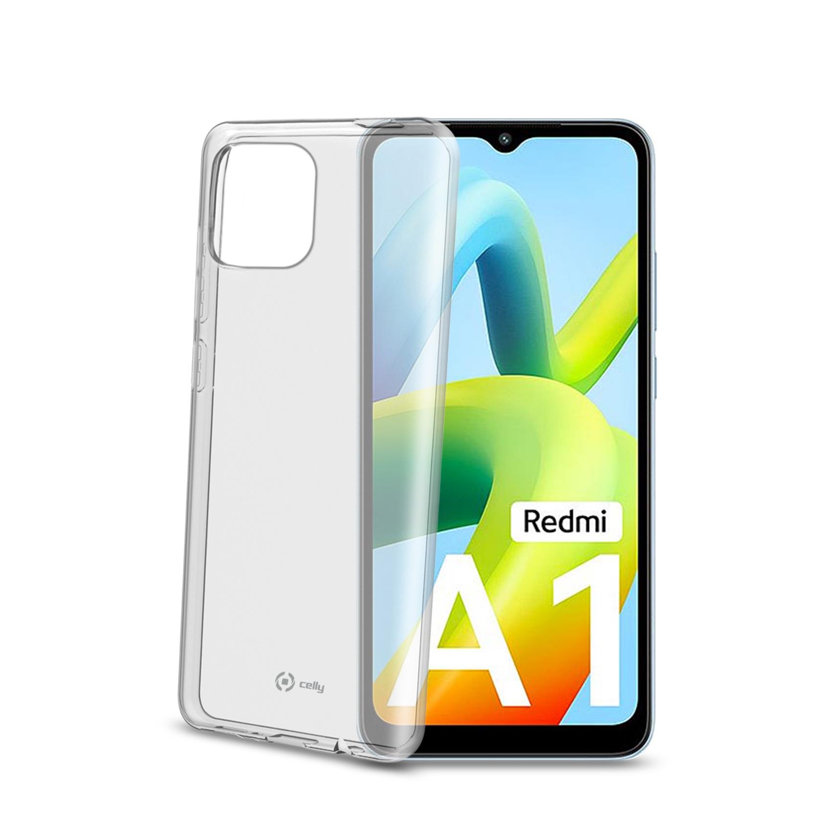 Celly Gelskin - Cover per cellulare - TPU (poliuretano termoplastico) - trasparente - per Xiaomi Redmi A1, A2