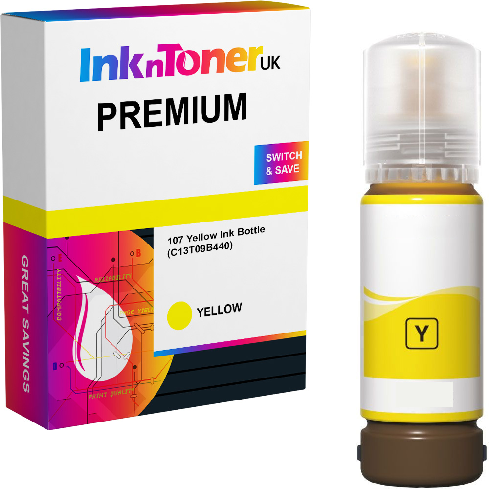 Epson EcoTank 107 - 70 ml - giallo - originale - ricarica inchiostro - per EcoTank ET-18100