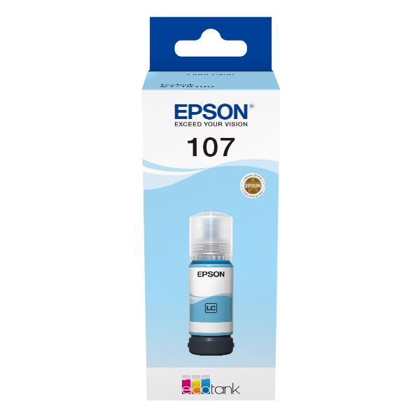 Epson EcoTank 107 - 70 ml - cyan chiaro - originale - ricarica inchiostro - per EcoTank ET-18100