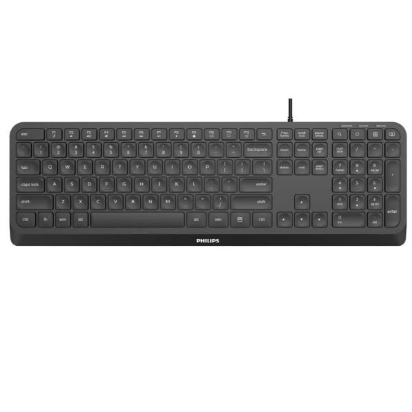 Philips 2000 series SPK6207B - Tastiera - USB 2.0 - pannello anteriore nero