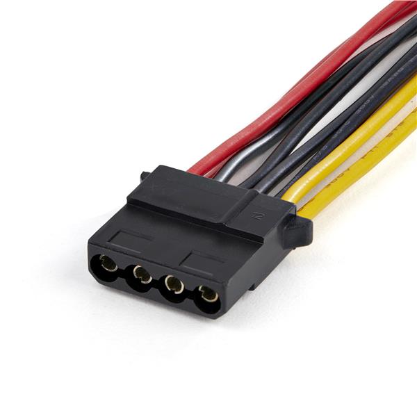 StarTech.com Cavo sdoppiatore di alimentazione da SATA a LP4 - Cavo splitter a 4 pin da LP4 a doppio cavo SATA - 18AWG PVC (DSATPMOLP4) - Adattatore di alimentazione - alimentazione SATA (M) a Alimentazione interna 4 pin (F) - 5 - 12 V - 9 A - 19.1 m