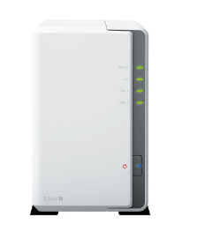 Synology Disk Station DS223J - Server NAS - SATA 6Gb/s - RAID RAID 0, 1, JBOD - RAM 1 GB - Gigabit Ethernet - iSCSI supporto