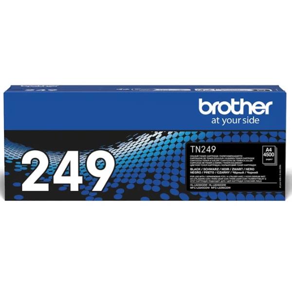 Brother TN-249BK - Rendimento Super Alto - nero - originale - scatola - cartuccia toner - per P/N: HLL8230CDWRE1, MFCL8340CDWRE1, MFCL8390CDWRE1