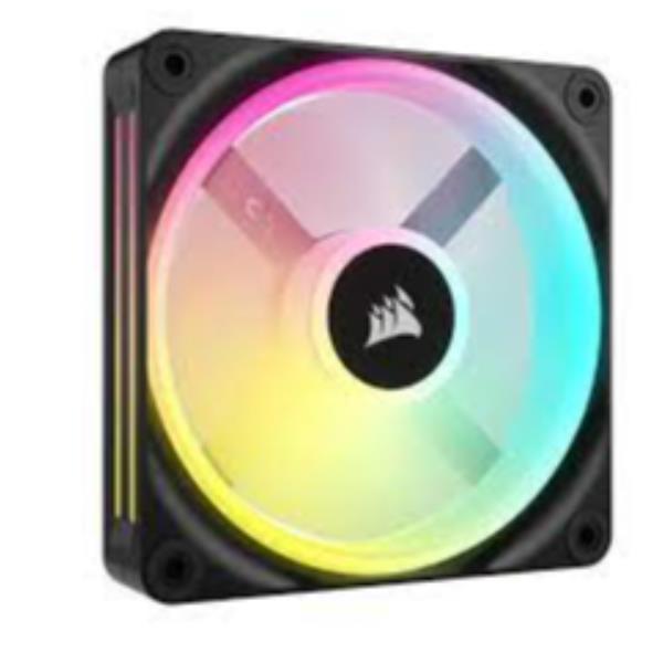 CORSAIR iCUE LINK QX120 RGB - Ventilatore per cabinet - con sensore di temperatura - 120 mm - nero