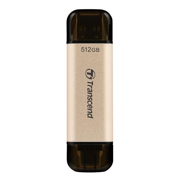Transcend JetFlash 930C - Chiavetta USB - 512 GB - USB 3.2 Gen 1 / USB-C - oro
