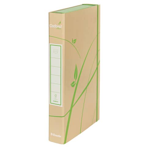 Esselte Oxford - Cartelletta a 3 lembi - larghezza dorsale 40 mm - floreale - verde