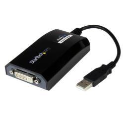 StarTech.com Adattatore USB a DVI - Scheda grafica USB per PC e MAC- 1920x1200 (USB2DVIPRO2) - Adattatore USB/DVI - USB (M) a DVI-I (F) - USB 2.0 - 27 m - Supporto 1920 x 1200 (WUXGA) - nero - per P/N: DVIDDMM10, DVIDDMM6, DVIDSMM10, DVIMM6, DVISPL1DD, HDDVIMM3, HDMIDVIMM10, HDMIDVIMM6