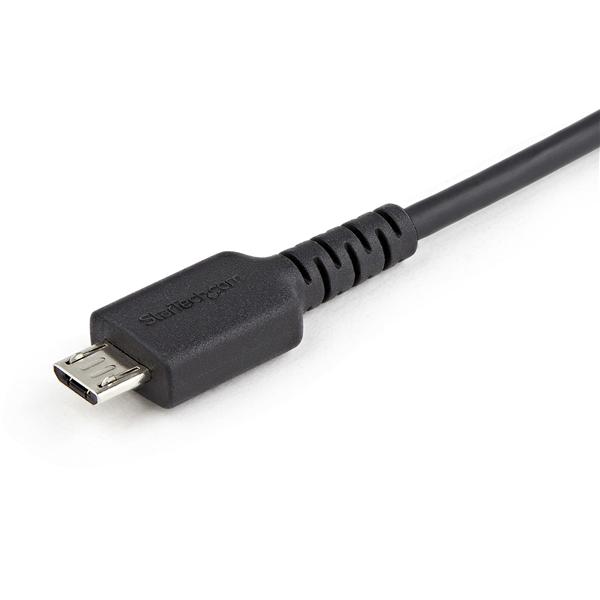 StarTech.com Cavo di ricarica Micro USB da 1m - Cavo di sola alimentazione/caricabatterie da USB-A a Micro USB con blocco dati (USBSCHAU1M) - Cavo USB - USB (solo alimentazione) (M) a Micro-USB Tipo B (solo alimentazione) (M) - 5 V - 2.4 A - 100 cm - stampato, passivo - nero