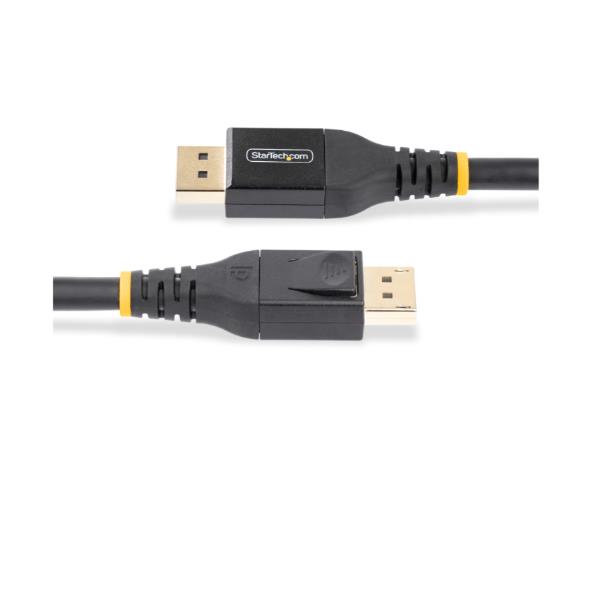 StarTech.com 50ft (15m) VESA-Certified Active DisplayPort 1.4 Cable, DP8K w/HBR3/HDR10/MST/DSC 1.2/HDCP 2.2, 8K 60Hz, 4K 120Hz Video - Active DP 1.4 Cable M/M (DP14A-15M-DP-CABLE) - Cavo DisplayPort - DisplayPort (M) a DisplayPort (M) - DisplayPort 1.4 - 15 m - supporto 4K, supporto 8K, attivo, Active Copper Cable - nero