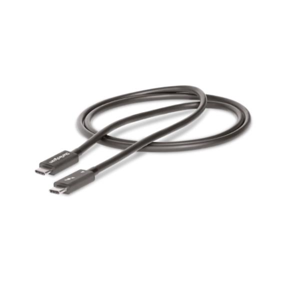 StarTech.com 3ft (1m) Thunderbolt 4 Cable, 40Gbps, 100W …