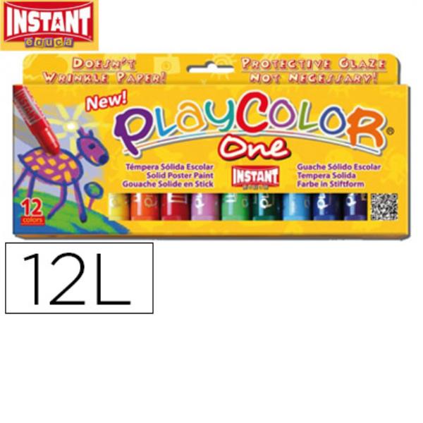 CF12TEMPERA SOLIDA PLAYCOLOR COLORI ASSORTITI