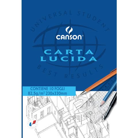 CF25BLOCCO CARTA LUCIDA 10 FG. 23X33CM 80G