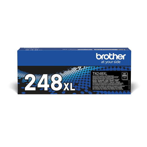 Brother TN248XLBK - Alta resa - nero - originale - scatola - cartuccia toner - per Brother DCP-L3520CDWE, DCP-L3560CDW, MFC-L3760CDW, MFC-L8390CDW