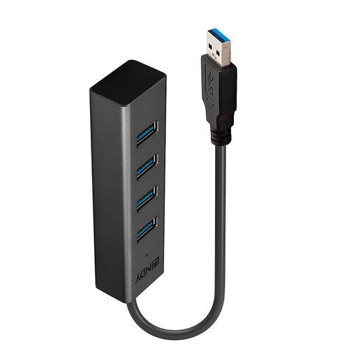 Lindy - Hub - 4 x USB 3.2 Gen 1 - desktop