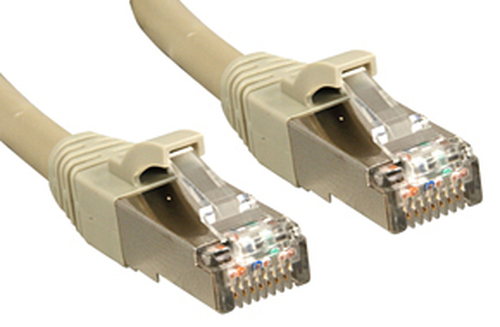 Lindy - Cavo patch - RJ-45 (M) a RJ-45 (M) - 1 m - SFTP - CAT 6 - senza alogeni, stampato, antiaggrovigliamento, bloccato - grigio