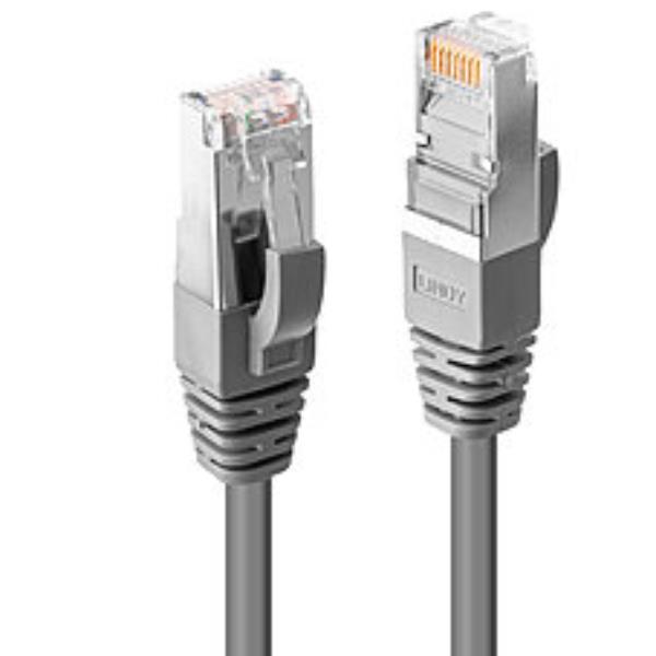 Lindy - Cavo patch - RJ-45 (M) a RJ-45 (M) - 10 m - SFTP - CAT 6 - stampato, antiaggrovigliamento, bloccato - grigio