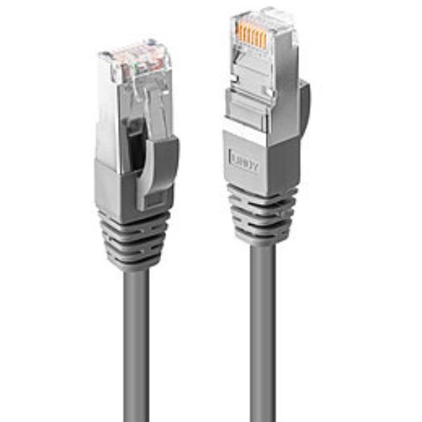 Lindy - Cavo patch - RJ-45 (M) a RJ-45 (M) - 30 m - SFTP, PiMF - CAT 6 - senza alogeni, stampato, antiaggrovigliamento, bloccato - grigio