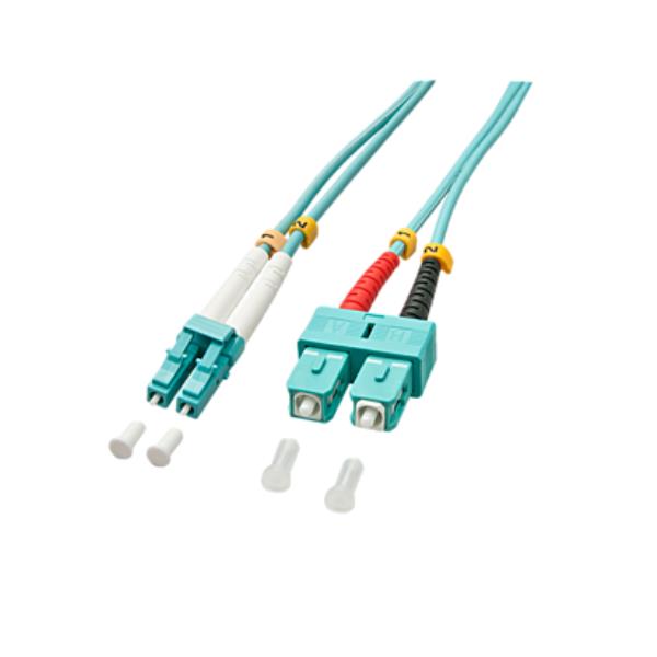 Lindy - Cavo di rete - SC multi-mode (M) a LC multi-mode (M) - 10 m - fibra ottica - 50 / 125 micron - OM3 - senza alogeni