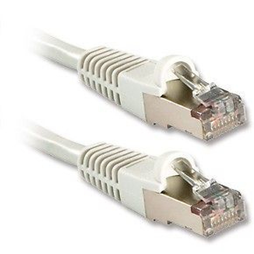 Lindy - Cavo patch - RJ-45 (M) a RJ-45 (M) - 0.5 m - SFTP, PiMF - CAT 6a - senza alogeni, antiaggrovigliamento - bianco