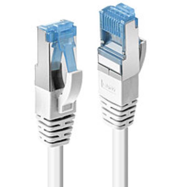 Lindy - Cavo patch - RJ-45 (M) a RJ-45 (M) - 1 m - SFTP, PiMF - CAT 6a - senza alogeni, antiaggrovigliamento - bianco