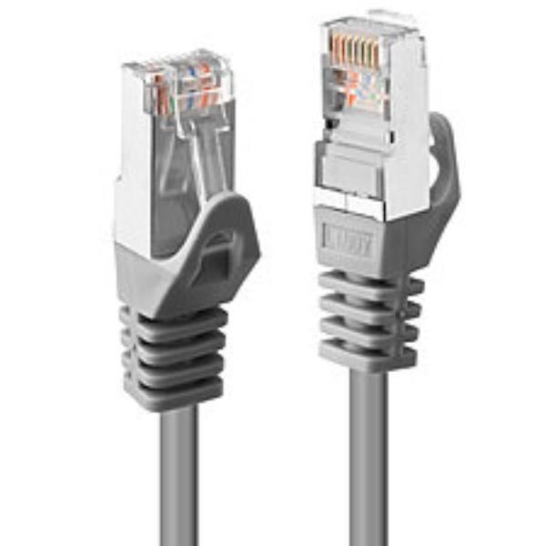 Lindy - Cavo patch - RJ-45 (M) a RJ-45 (M) - 7.5 m - STP - CAT 6 - antiaggrovigliamento - grigio
