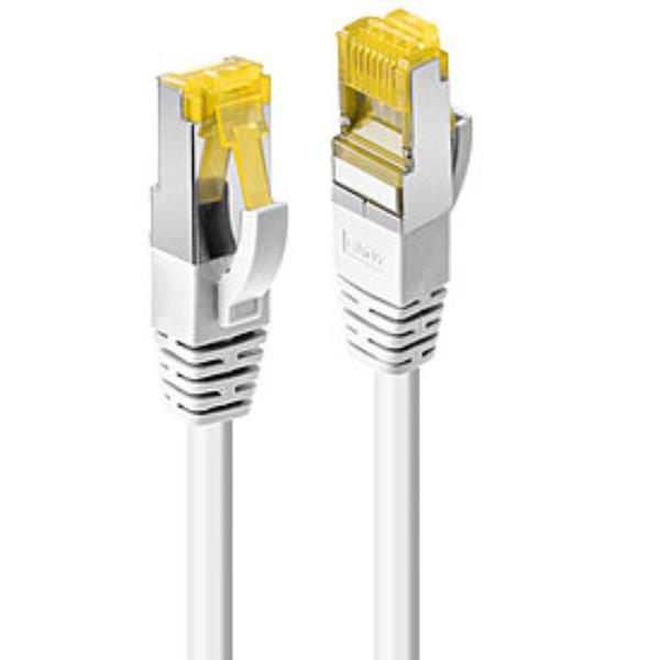 Lindy - Cavo patch - RJ-45 (M) a RJ-45 (M) - 1.5 m - SFTP, PiMF - CAT 7 (cavo) / CAT 6a (connettori) - senza alogeni, antiaggrovigliamento - bianco