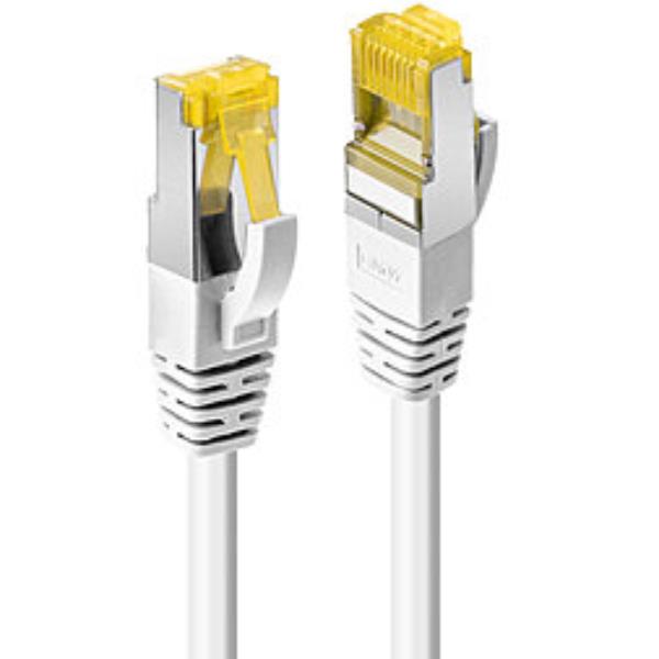 Lindy - Cavo patch - RJ-45 (M) a RJ-45 (M) - 30 m - SFTP, PiMF - CAT 7 (cavo) / CAT 6a (connettori) - senza alogeni, antiaggrovigliamento - bianco