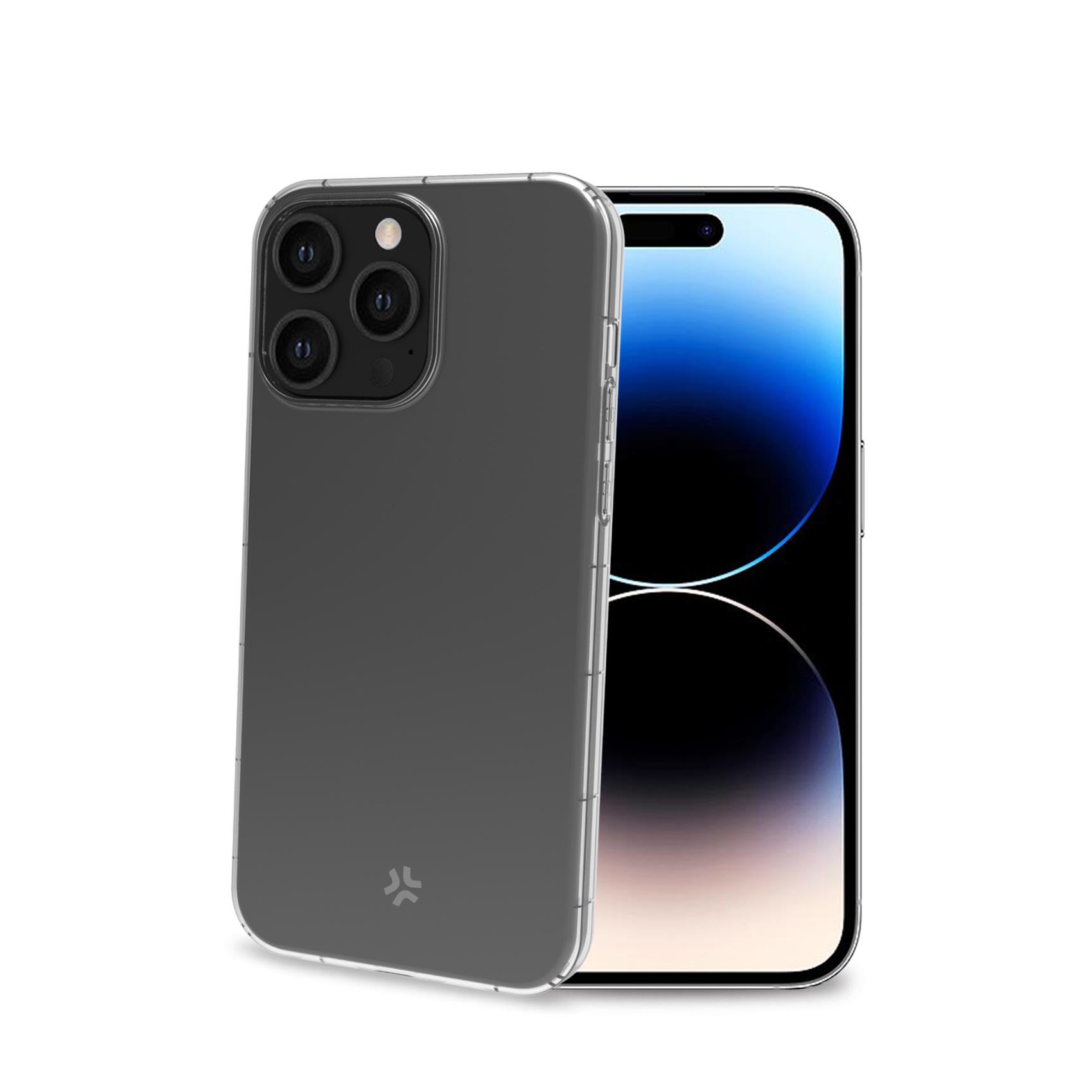 Celly HEXAGEL - Cover per cellulare - policarbonato, TPU (poliuretano termoplastico) - trasparente
