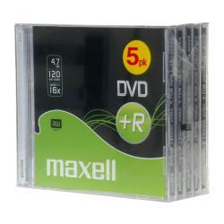 Maxell - 5 x DVD+R - 4.7 GB 4x - astuccio