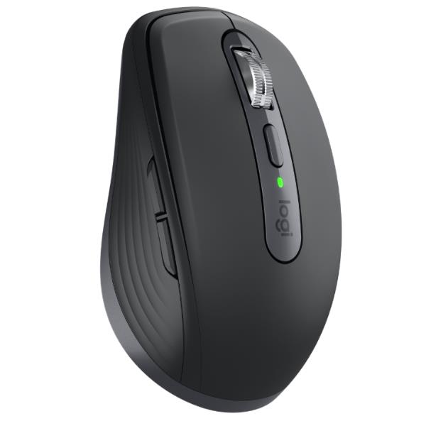 Logitech MX Anywhere 3S for Business - Mouse - per destrorsi - ottica - 6 pulsanti - senza fili - Bluetooth - ricevitore USB Logitech Logi Bolt - grafite