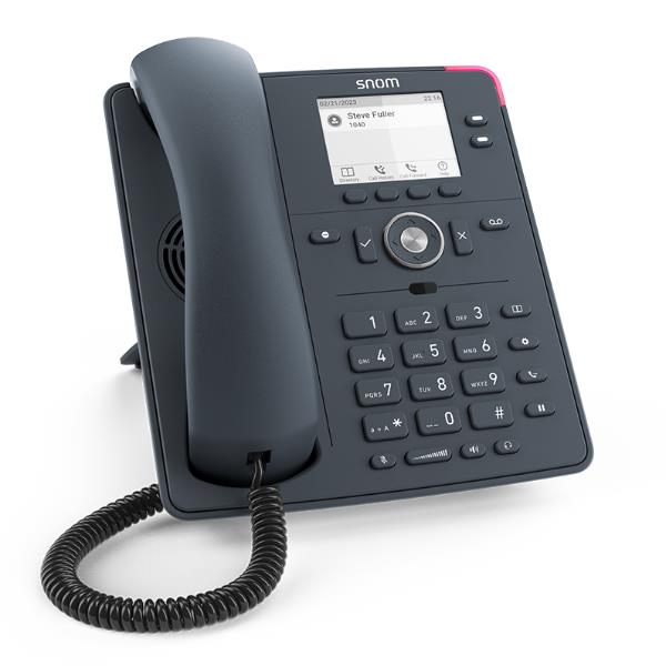 snom D150 - Telefono VoIP - 3-way capacità di chiamata - SIP - 2 righe - grigio ardesia