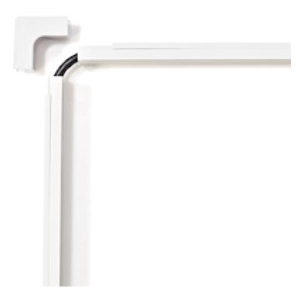 StarTech.com Canalina di cablaggio solida con nastro adesivo e coperchio da 1m, 19x11mm - Canaletta in PVC, max 6 cavi, UL (CBMWWD1911) - Canaletta - 2 m - bianco - Compatibile TAA