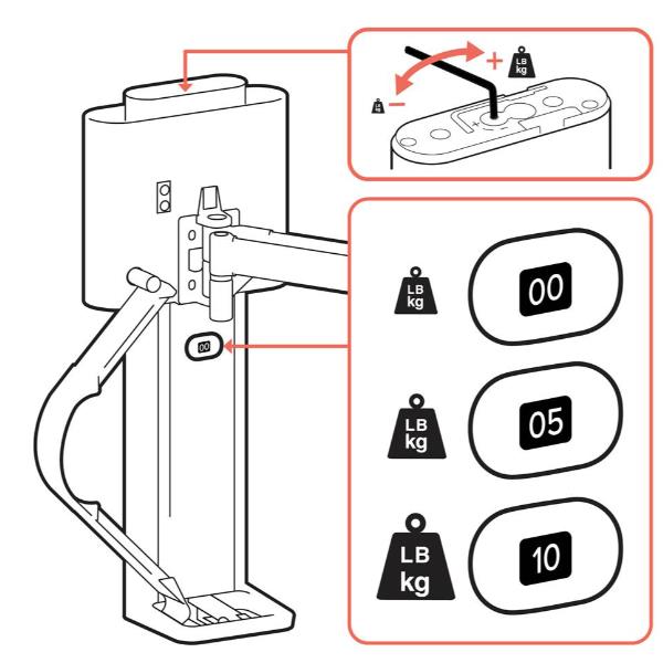 Ergotron TRACE - Kit montaggio (impugnatura, base, colonna di sollevamento, bracci di estensione, arco, 2 perni scorrevoli, morsetto da scrivania formato da 2 pezzi) - Tecnologia brevettata Constant Force - per 2 display LCD - nero opaco - dimensione schermo: 21.5"-27"
