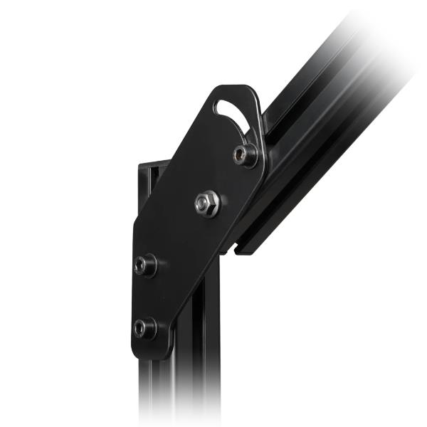 Next Level Racing Elite - Componente di montaggio (supporto aggiuntivo) - per Monitor - quad monitor stand - alluminio estruso anodizzato - nero - dimensione schermo: 21"-43" - installabile su supporto, montaggio a soffitto