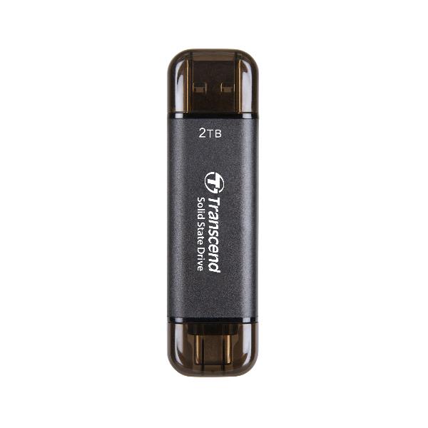 Transcend ESD310P - SSD - 512 GB - esterno (portatile) - USB 3.2 Gen 2x1 (USB-C connettore) - rosa