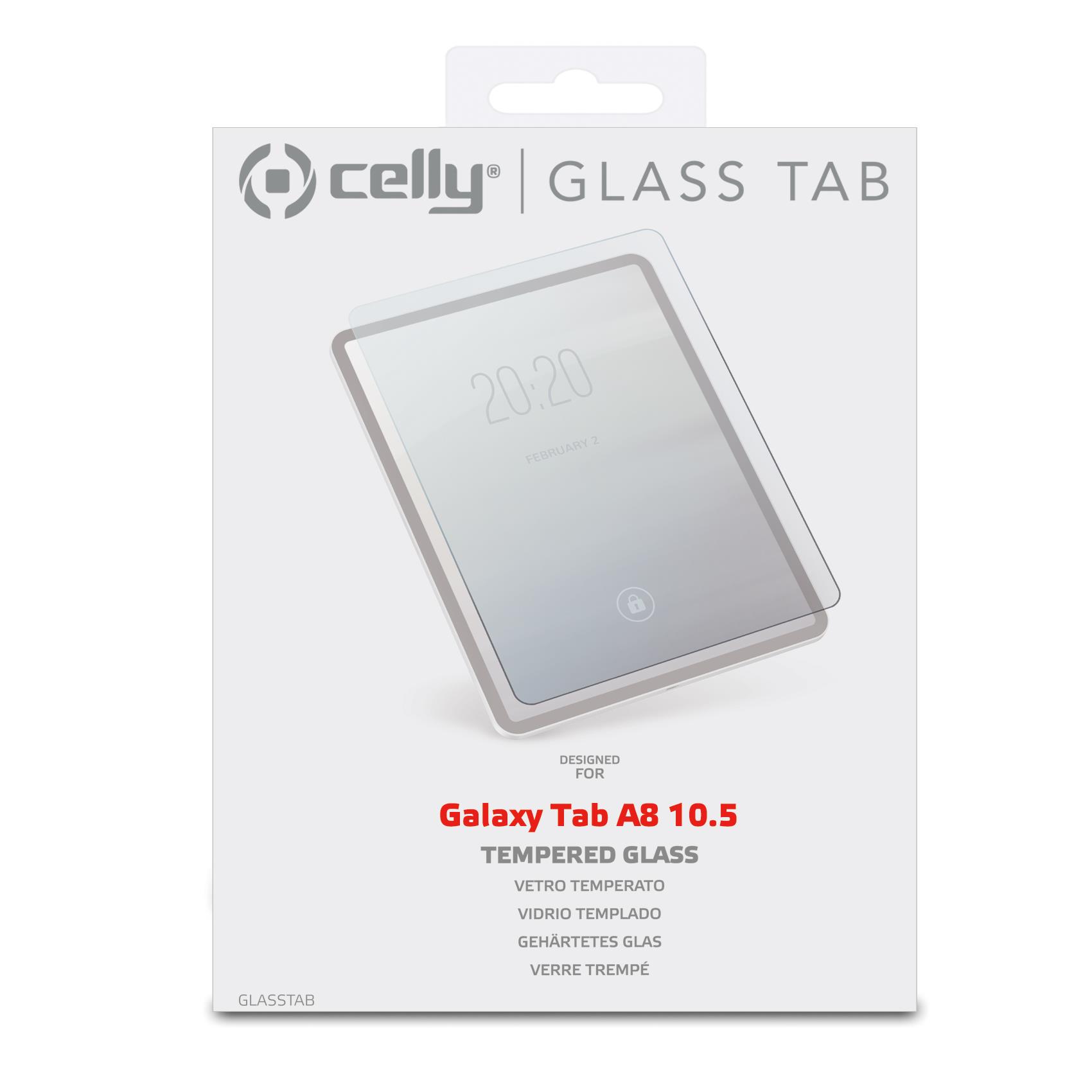 Celly GLASS TAB - Protezione per schermo per tablet - vetro - per Samsung Galaxy Tab A8