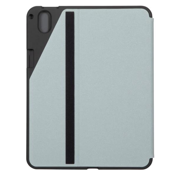 Targus Click-In - Flip cover per tablet - poliuretano, TPU (poliuretano termoplastico) - argento - 10.9" - per Apple 10.9-inch iPad (10^ generazione)