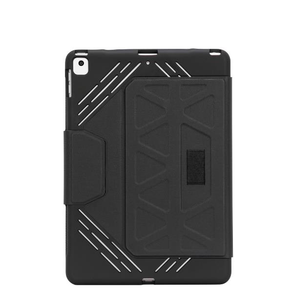 Targus Pro-Tek - Flip cover per tablet - poliuretano, TPU (poliuretano termoplastico) - nero - 10.2" - 10.5" - per Apple 10.2-inch iPad (7th generation, 8th generation, 9th generation); 10.5-inch iPad Air (3rd generation); 10.5-inch iPad Pro