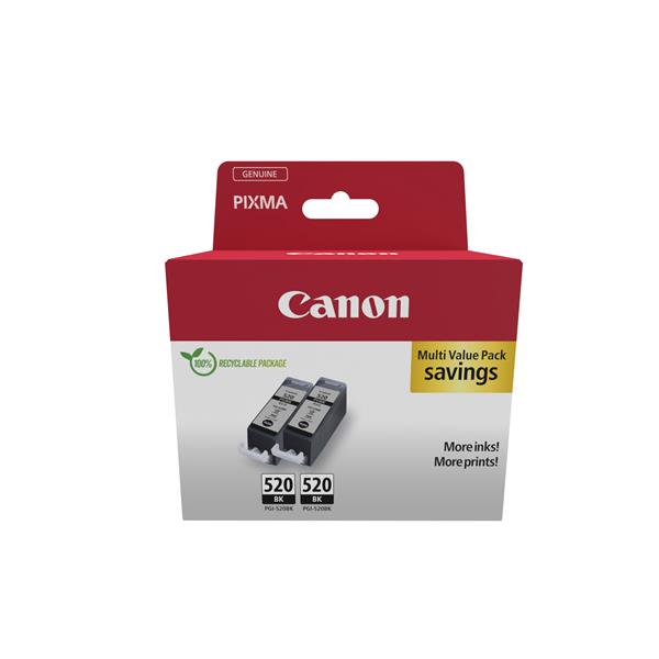 Canon PGI-35BK Twin Pack - Confezione da 2 - 9.3 ml - nero - originale - serbatoio inchiostro - per PIXMA iP100, iP110, TR150