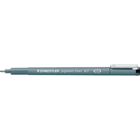 STAEDTLER pigment liner 308 - Penna a punta sottile - nero - inchiostro pigmentato - 0.7 mm