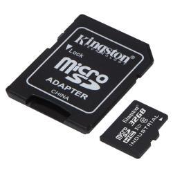 Kingston Industrial - Scheda di memoria flash (adattatore microSDHC per SD in dotazione) - 32 GB - A1 / Video Class V30 / UHS-I U3 / Class10 - UHS-I microSDHC