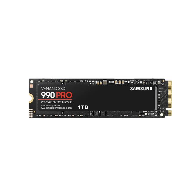 Samsung 990 PRO MZ-V9P1T0BW - SSD - crittografato - 1 TB - interno - M.2 2280 - PCIe 4.0 x4 (NVMe) - 256 bit AES - TCG Opal Encryption 2.0