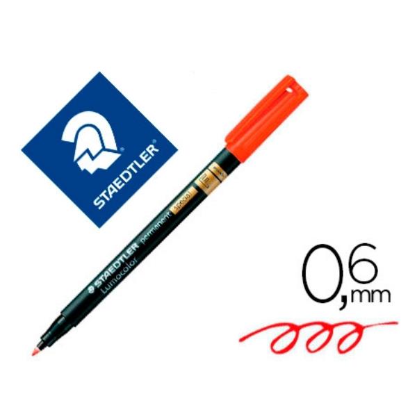 STAEDTLER Lumocolor special - Marcatore - permanente - rosso - 0.6 mm - fine