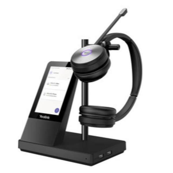 Yealink WH66 Dual - Cuffie con microfono - over ear - DECT - senza fili - Certificato per i team Microsoft