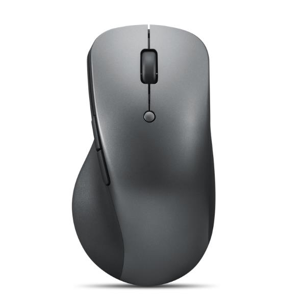 Lenovo Professional - Mouse - ergonomico - ottico blu - 6 pulsanti - senza fili - Bluetooth 5.1 - grigio temporale