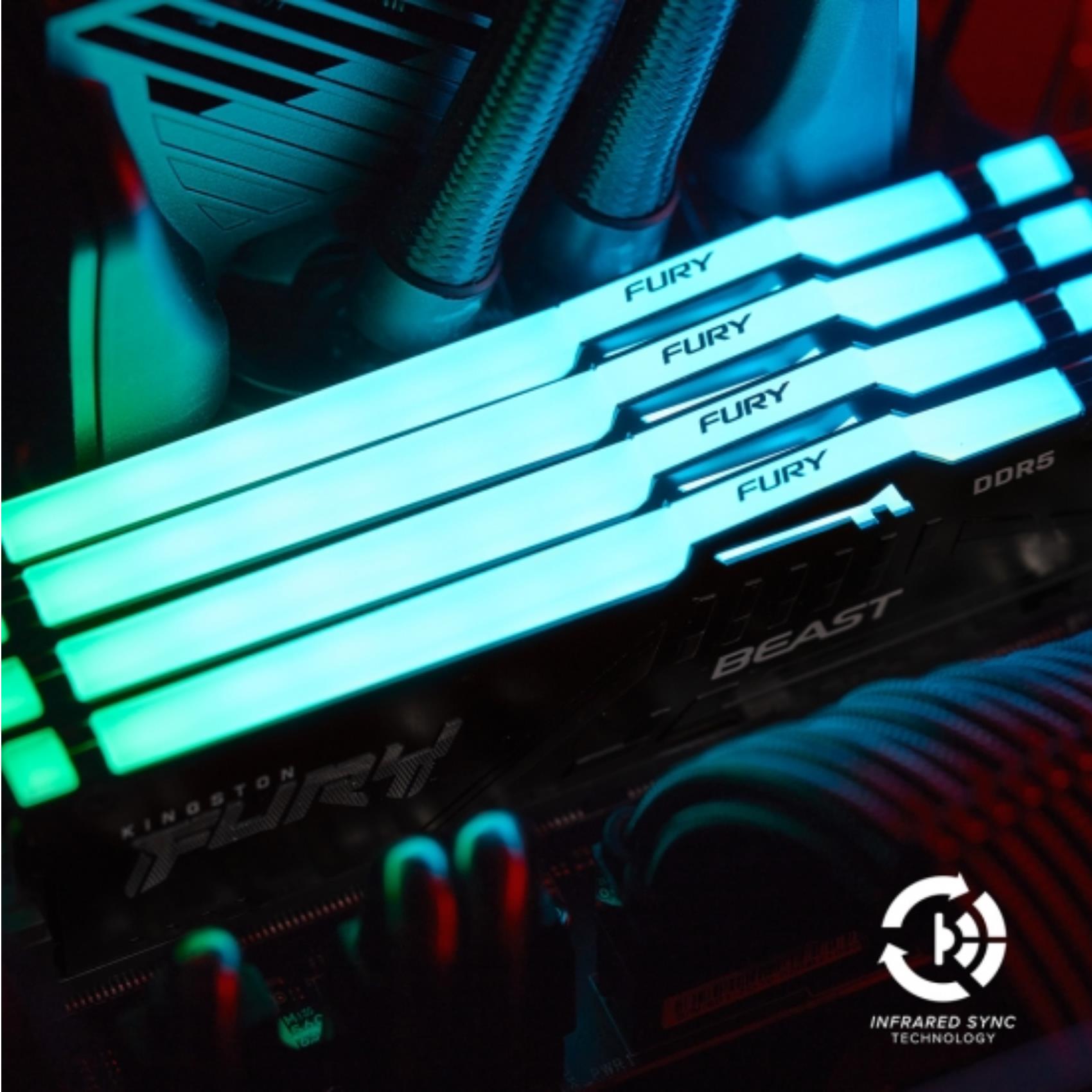Kingston FURY Beast RGB - DDR5 - kit …