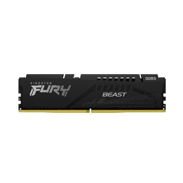 Kingston FURY Beast - DDR5 - modulo - 32 GB - DIMM 288-PIN - 5600 MHz / PC5-44800 - CL36 - 1.25 V - senza buffer - on-die ECC - nero