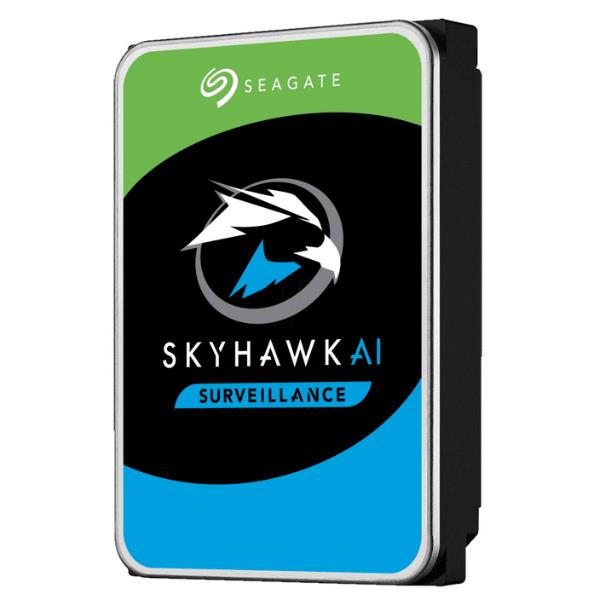 Seagate SkyHawk AI ST12000VE003 - HDD - 12 TB - interno - 3.5" - SATA 6Gb/s - buffer: 512 MB - con 3 anni Seagate Recupero dei dati di salvataggio