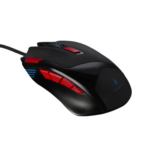 Verbatim SureFire Eagle Claw - Mouse - per destrorsi - ottica - 9 pulsanti - cablato